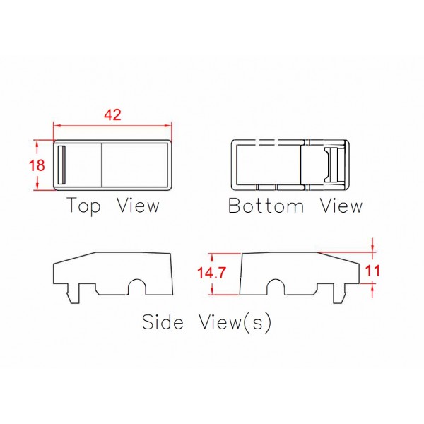 uPVC Window RunUp Alignment Blocks